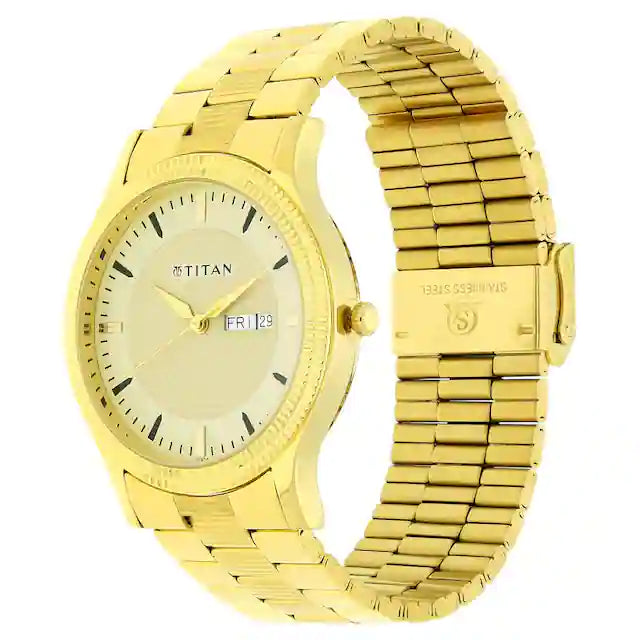 STYLISH ANALOG WATCH WITH DAY & DATE FUNCTION