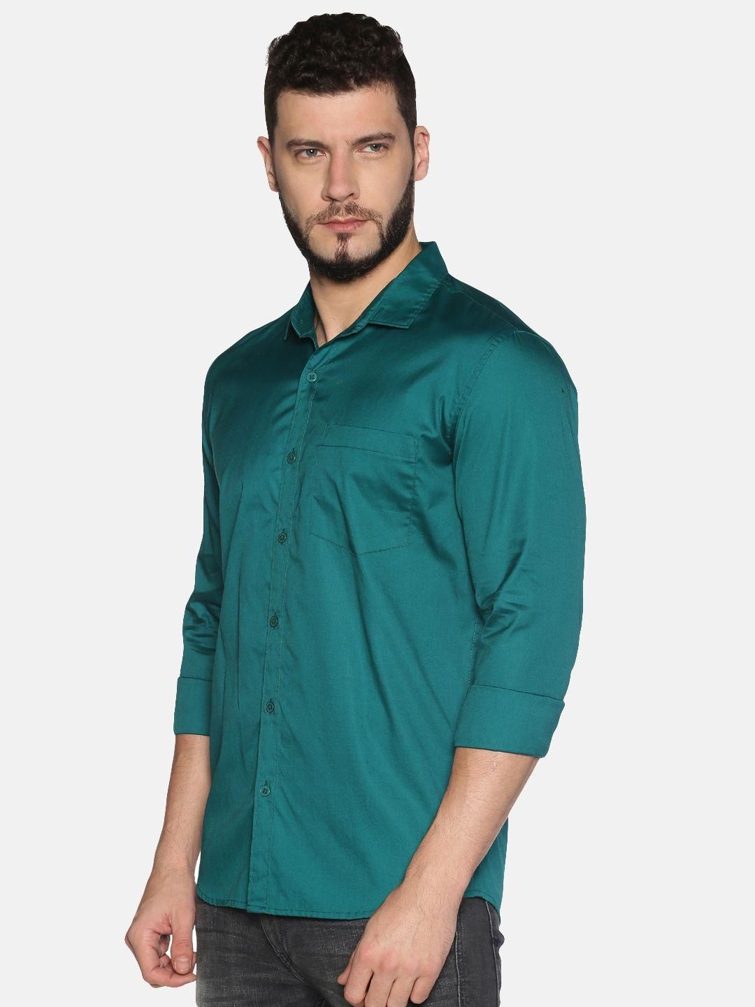 Urgear Cotton Solid Full Sleeves Regular Fit Mens Casual Shirt